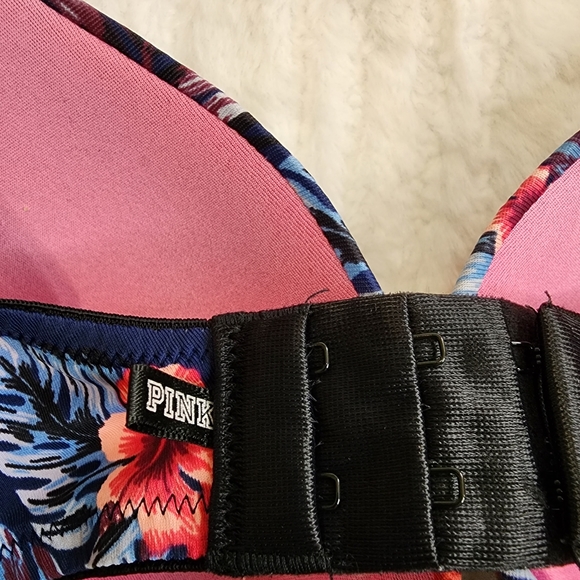 Victoria's Secret Pink Wear Everywhere Lightly Lined Double Wear Size 32DD - Picture 13 of 13